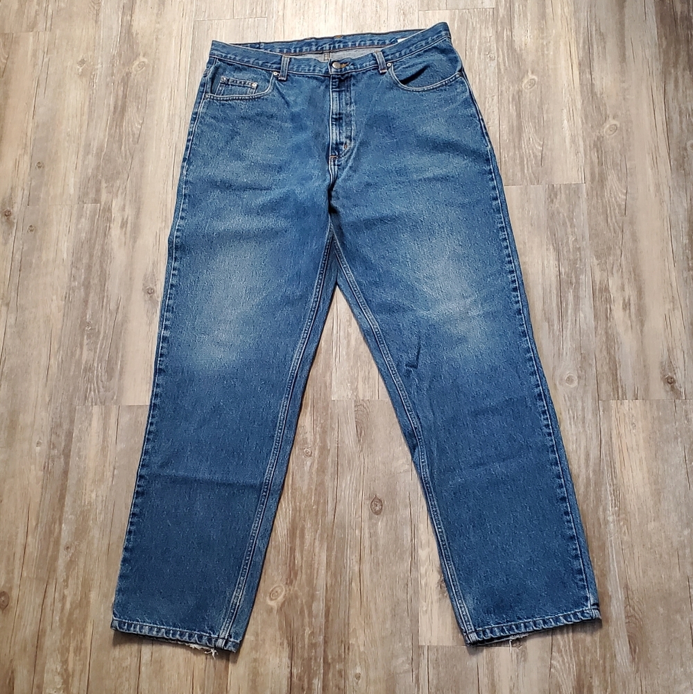 38x34 relaxed straight jeans